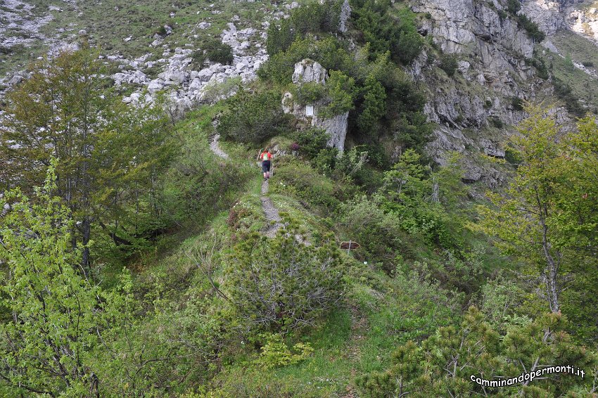 057 Sentiero dell Amicizia Monte Alben La Croce.JPG